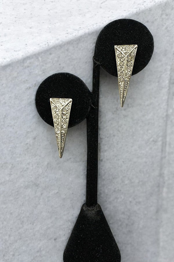 Post Earring- 102766- Silver
