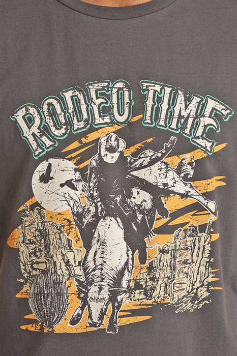 RodeoTime Tee- BU21T03690- Charcoal- 