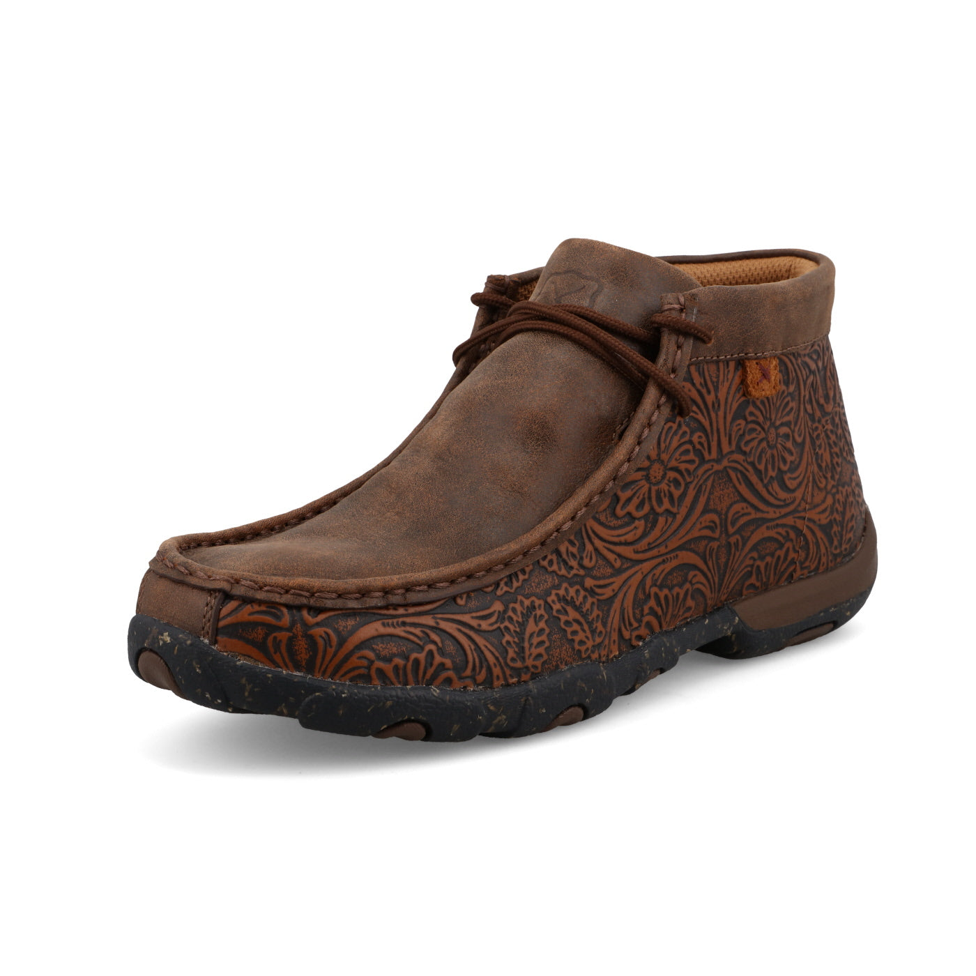 Driving Moc - Brown/Brown Tooled - WDM0156- 