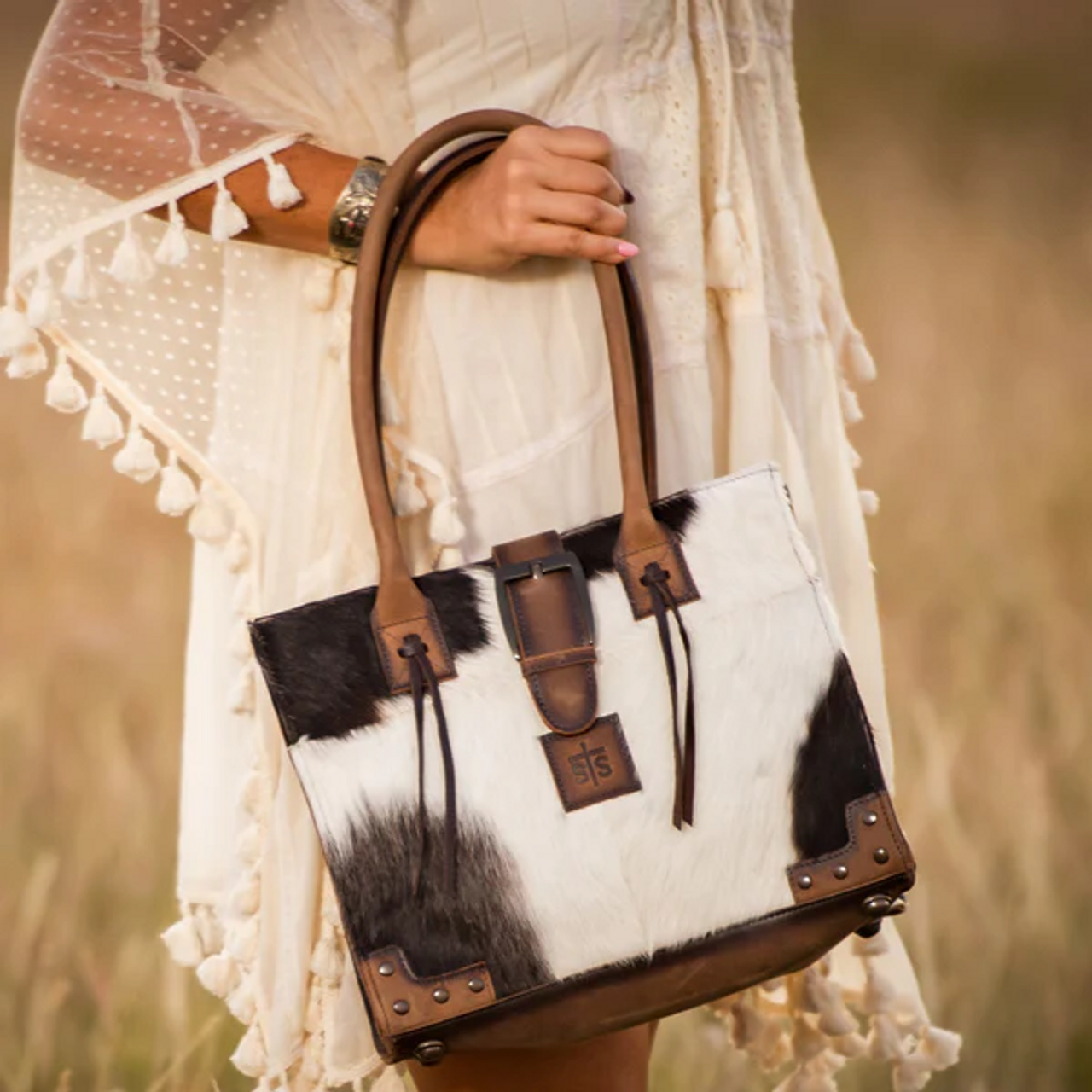 StS Ranchwear Cowhide Belt Tote