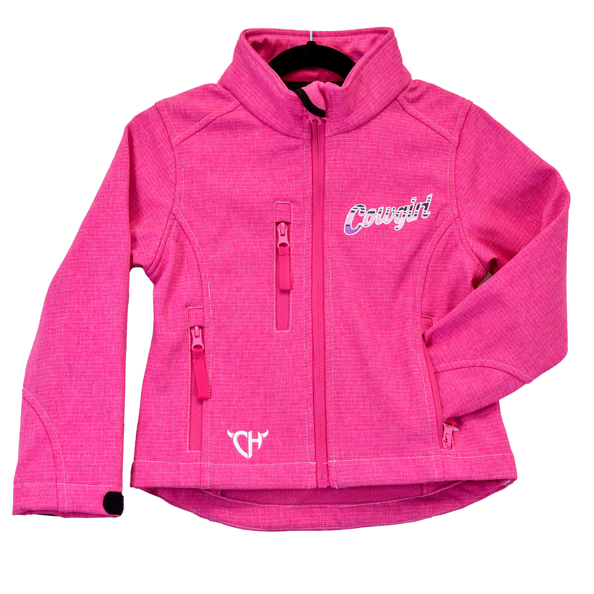 Poly Shell Youth- Cowgirl Poly Shell Jacket- Pink – Alternate Route Outfitters