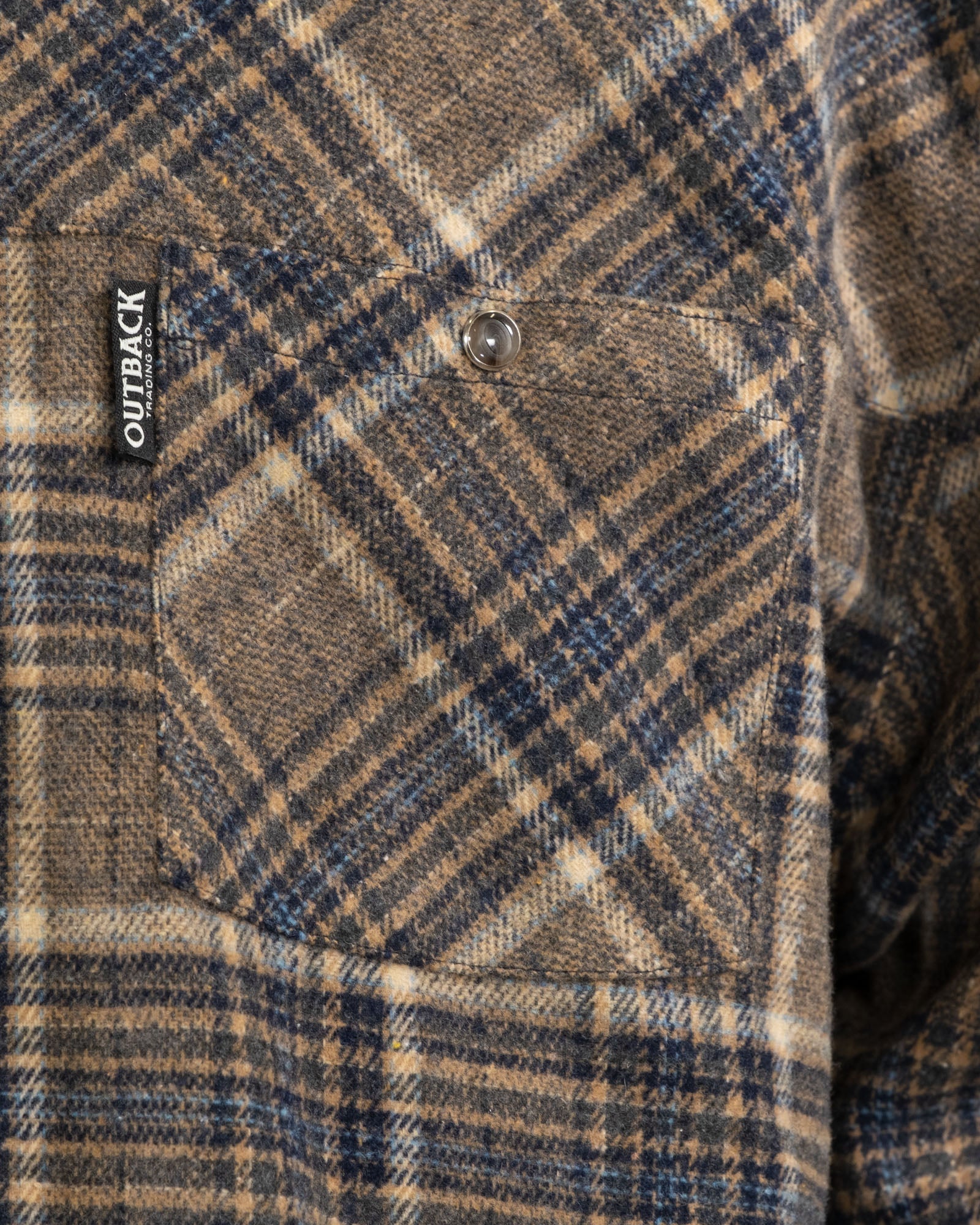 Greyson Flannel Shirt- Olive