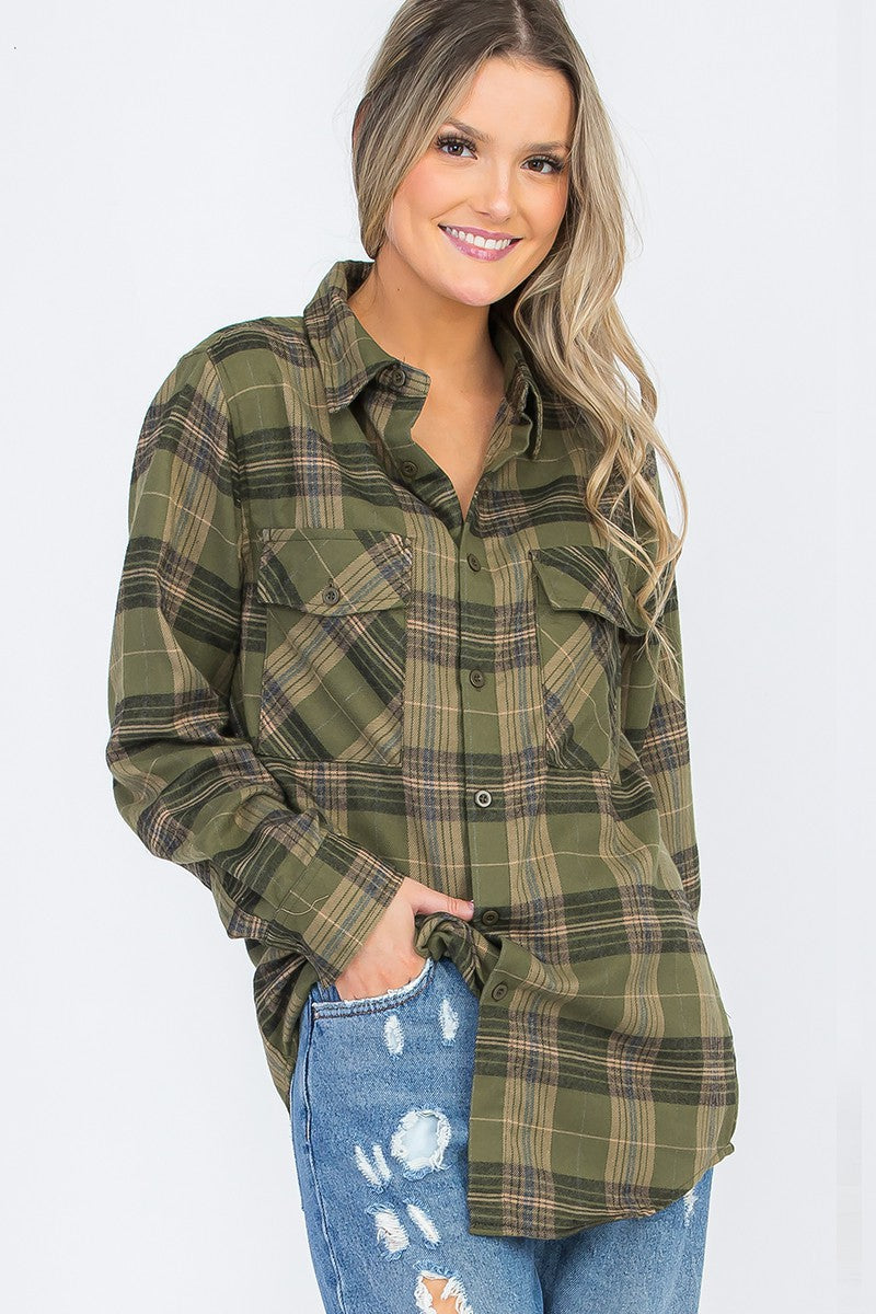 Plaid Regular Fit Flannel 