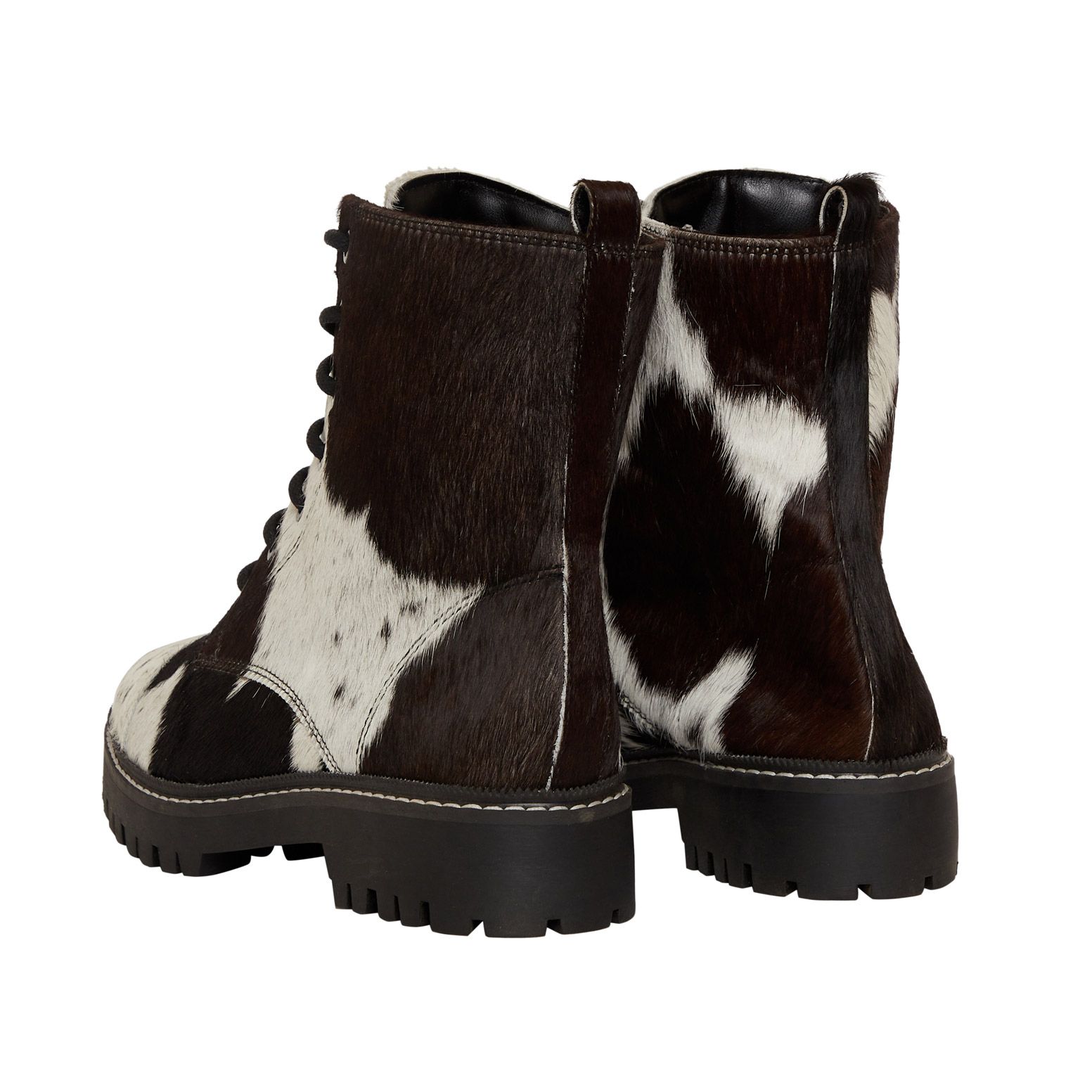 Fervence Cowhide Combat Boot 