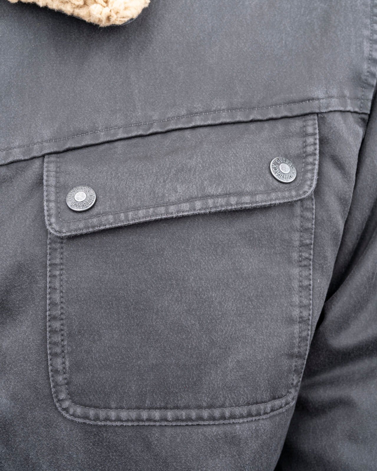 Ezra Aviator Jacket- Iron- 29872- 