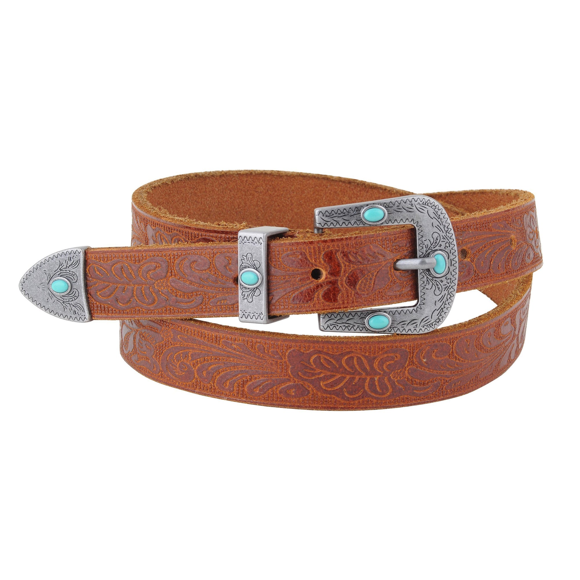 Vintage Stone Studded Western Belt