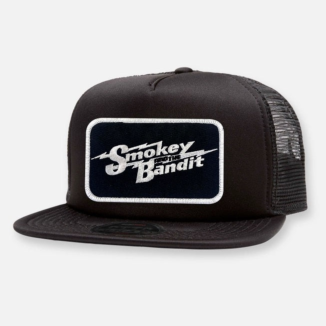 Smokey and the Bandit Flat Brim- Black