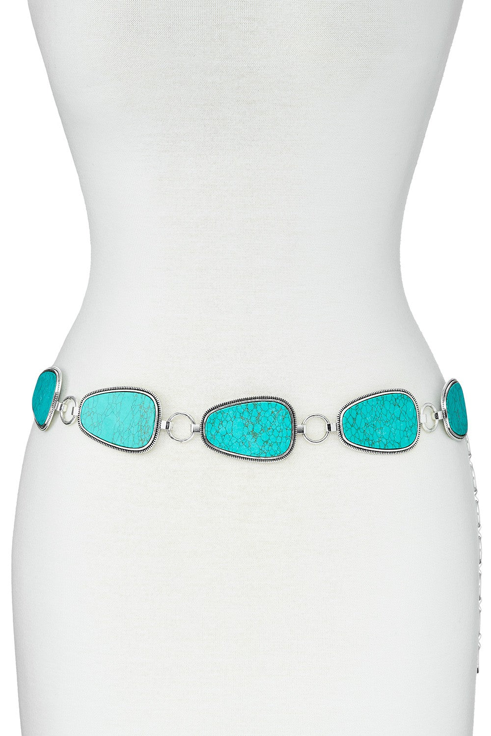 Natural Stone Concho Belt