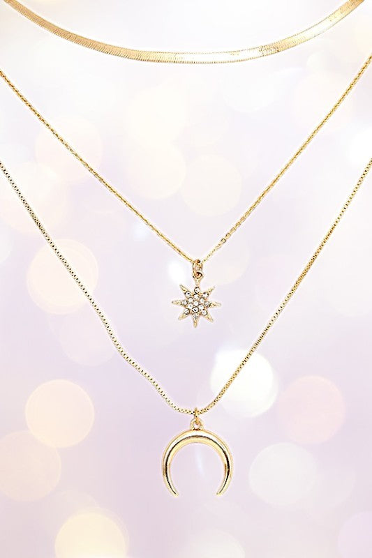 Necklace Set- 195028 Gold