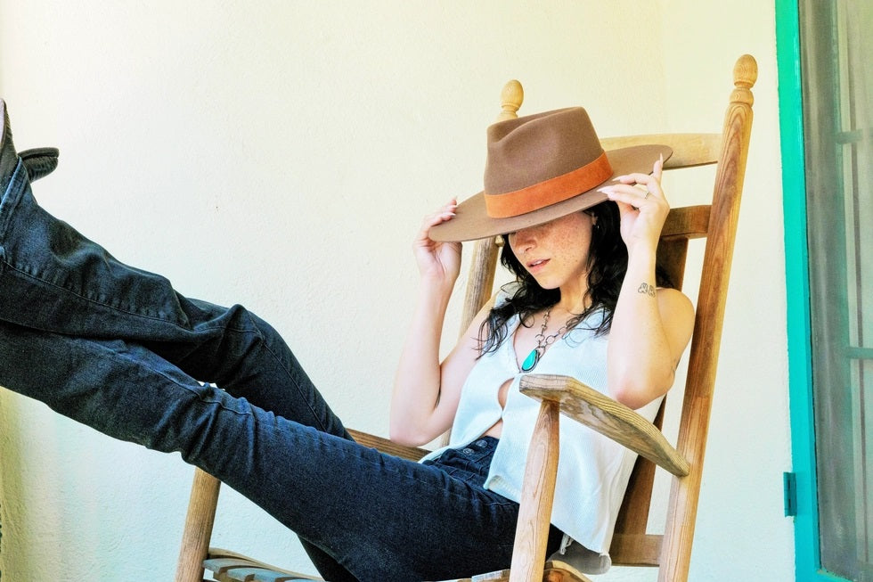 The Miller - Handpainted Austrailian Wool Fedora
