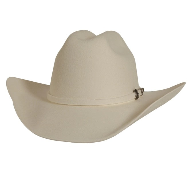 Cattleman- Felt Hat - White