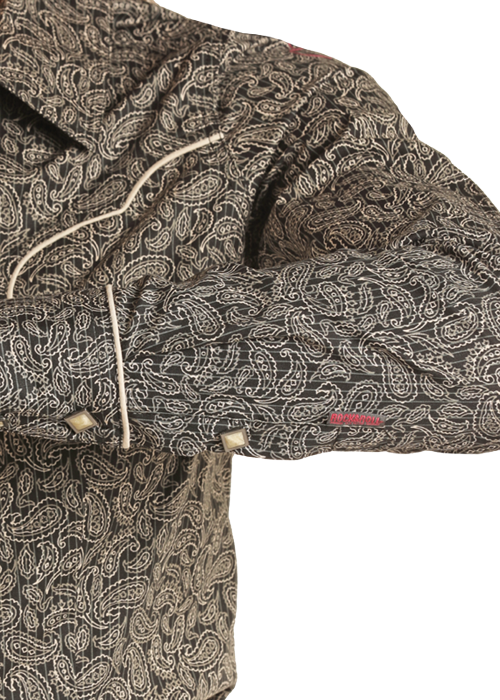 Paisley Snap with Piping- BWN2S02505