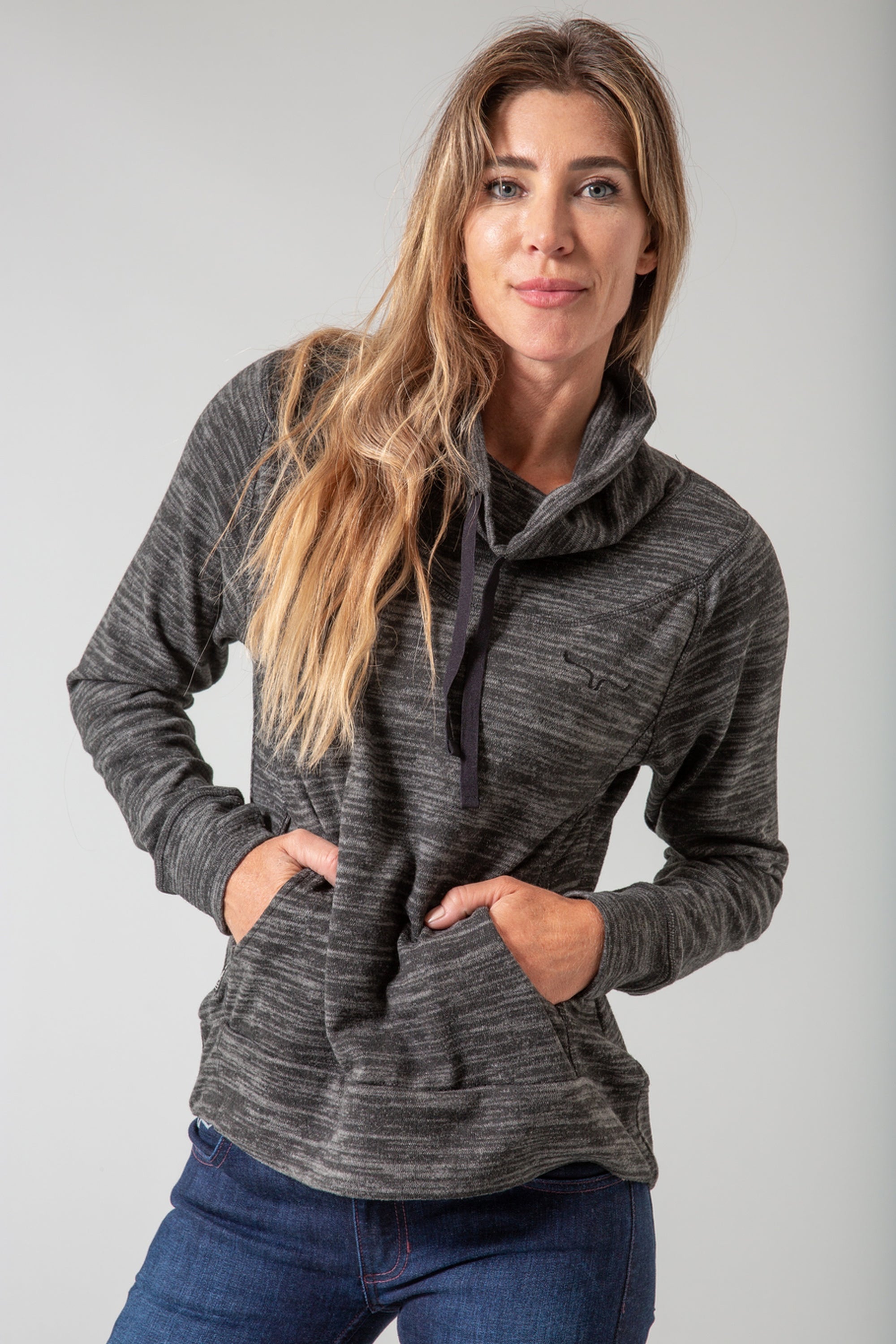 Tonopah Hoodie- Charcoal Heather- 