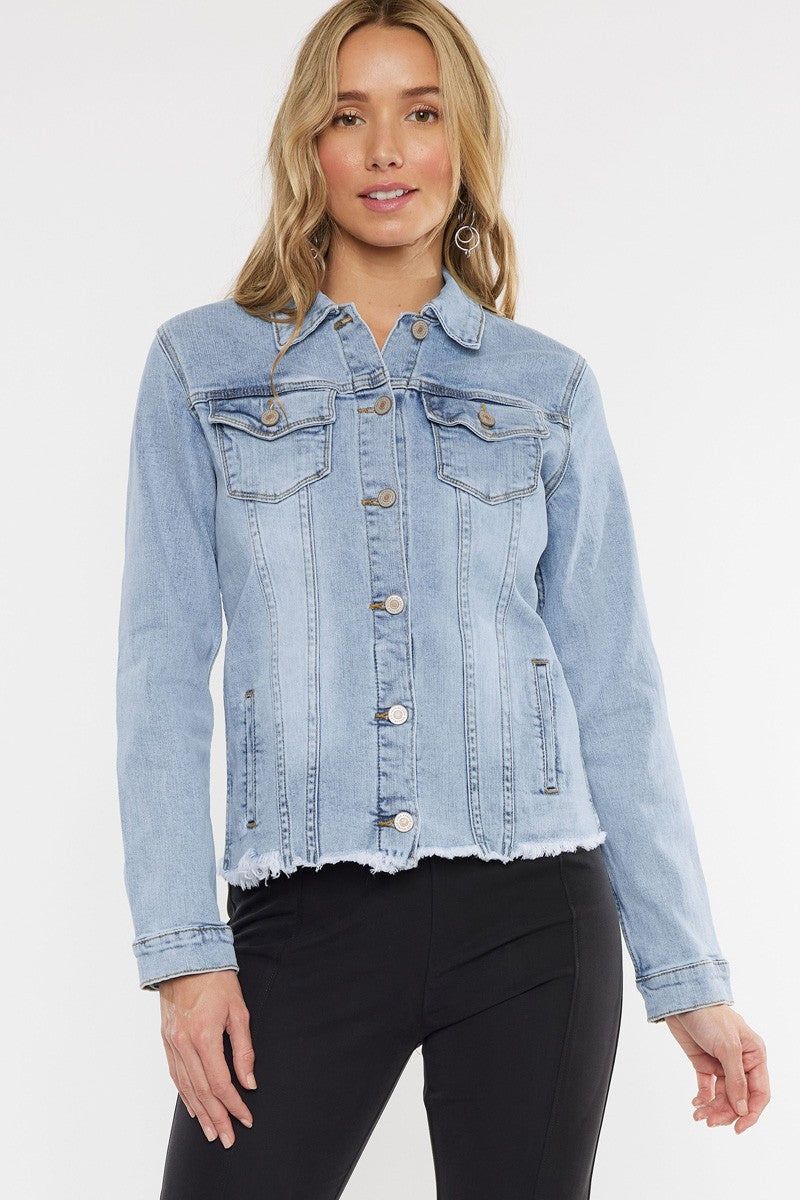 Zoey Denim Jacket - Light- 