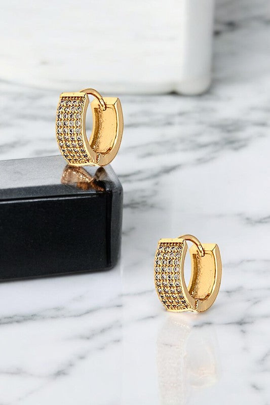 Hoop Earring- Gold- 195389
