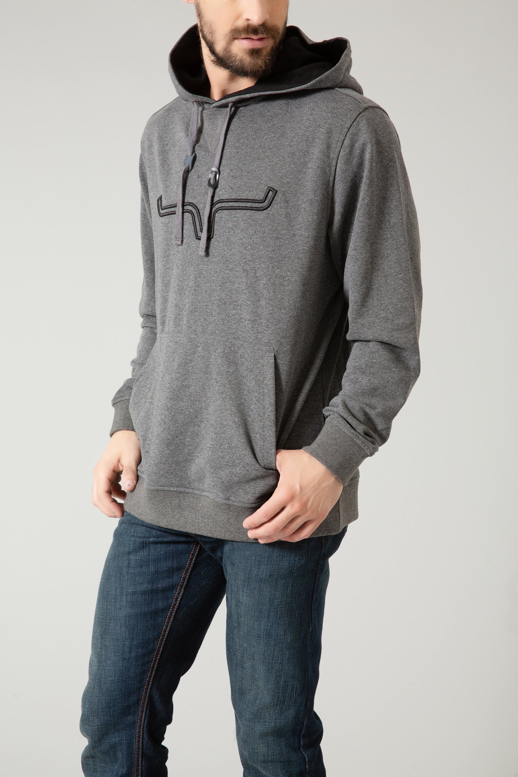 Fast Talker Hoodie- Charcoal Grey