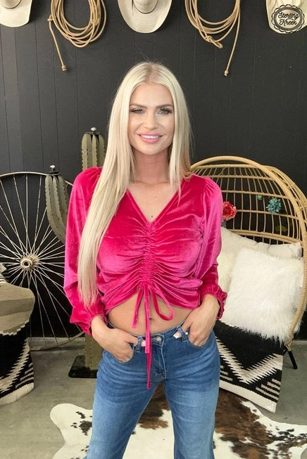 Texas Twist Top- Pink- 