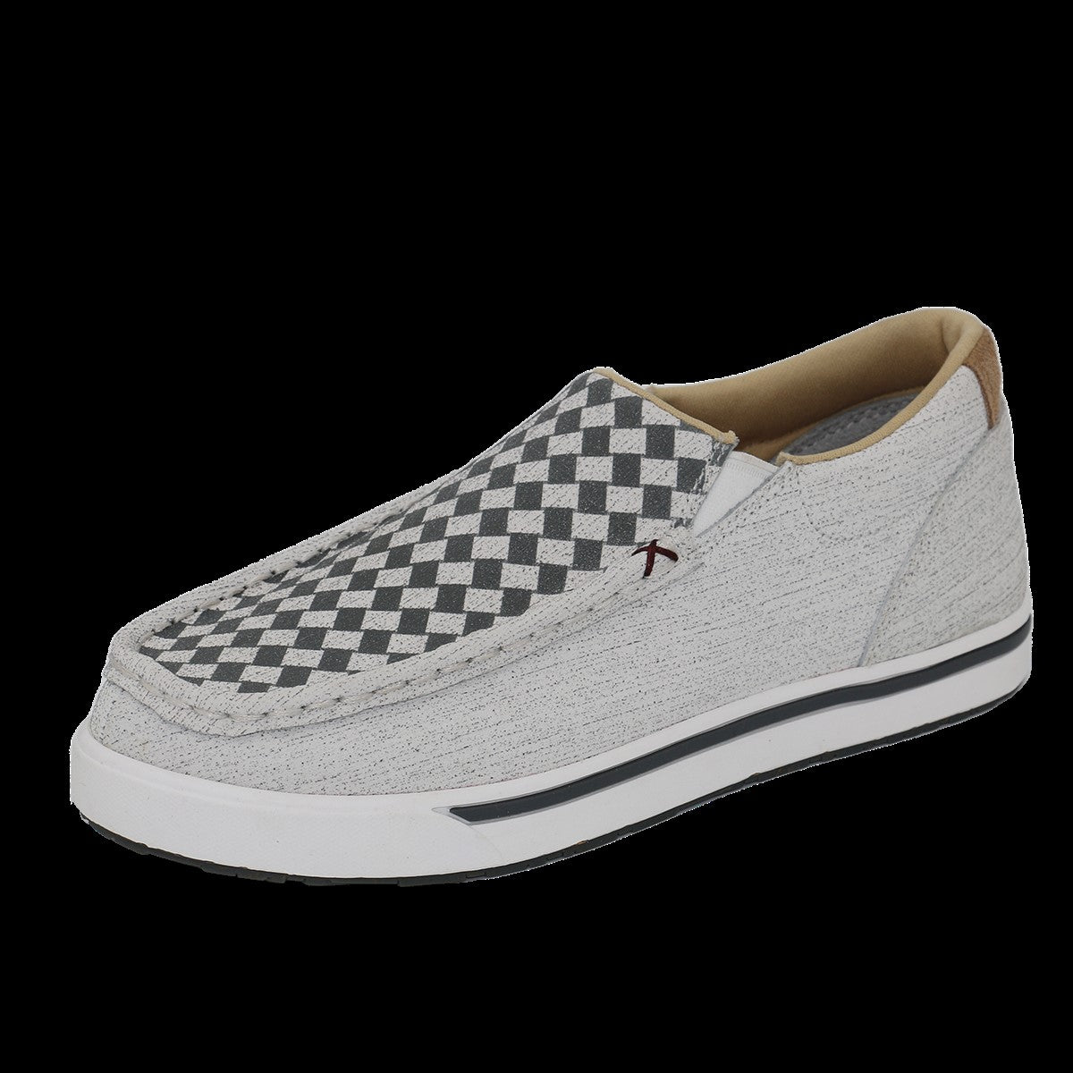 Youth Kick- White Checkered - YCA0022