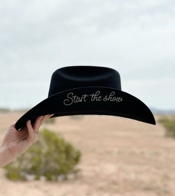 Start The Show - Austrailian Wool Western  Hat