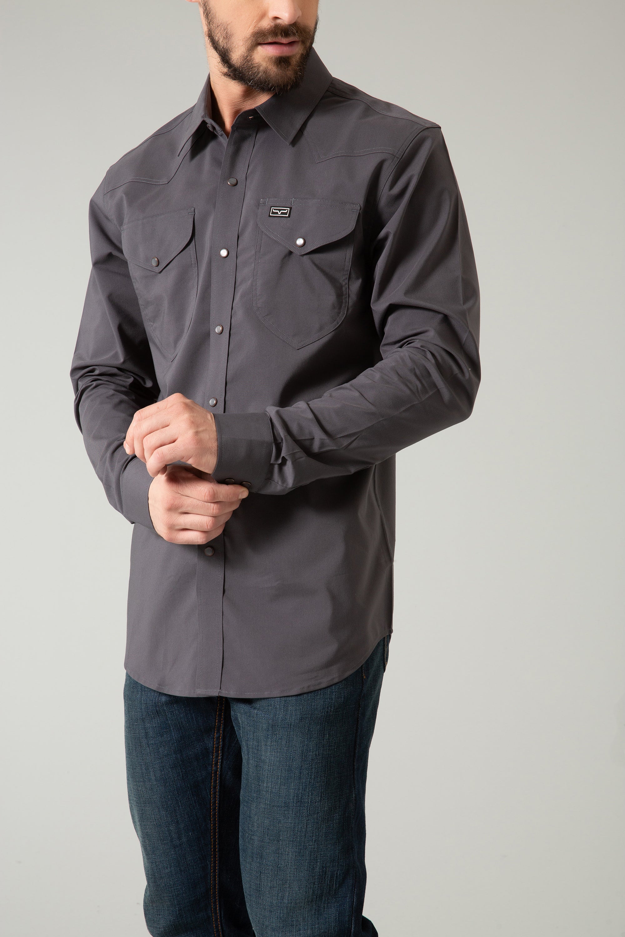 Blackout Shirt- Charcoal- 