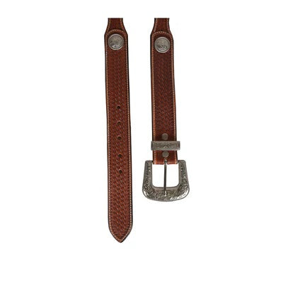 Rustic Wood Handtooled Belt- S-4811- 