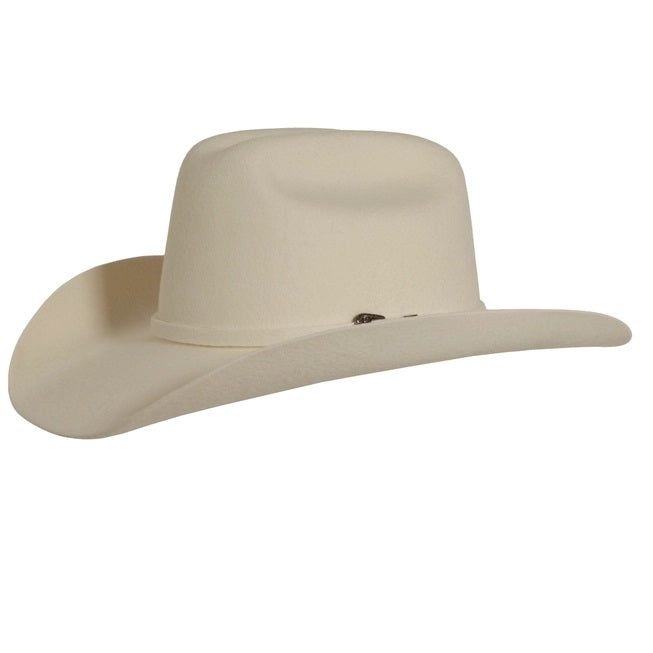 Cattleman- Felt Hat - White