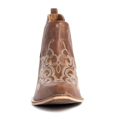 La Ponderosa Booties - Brown - S-10622
