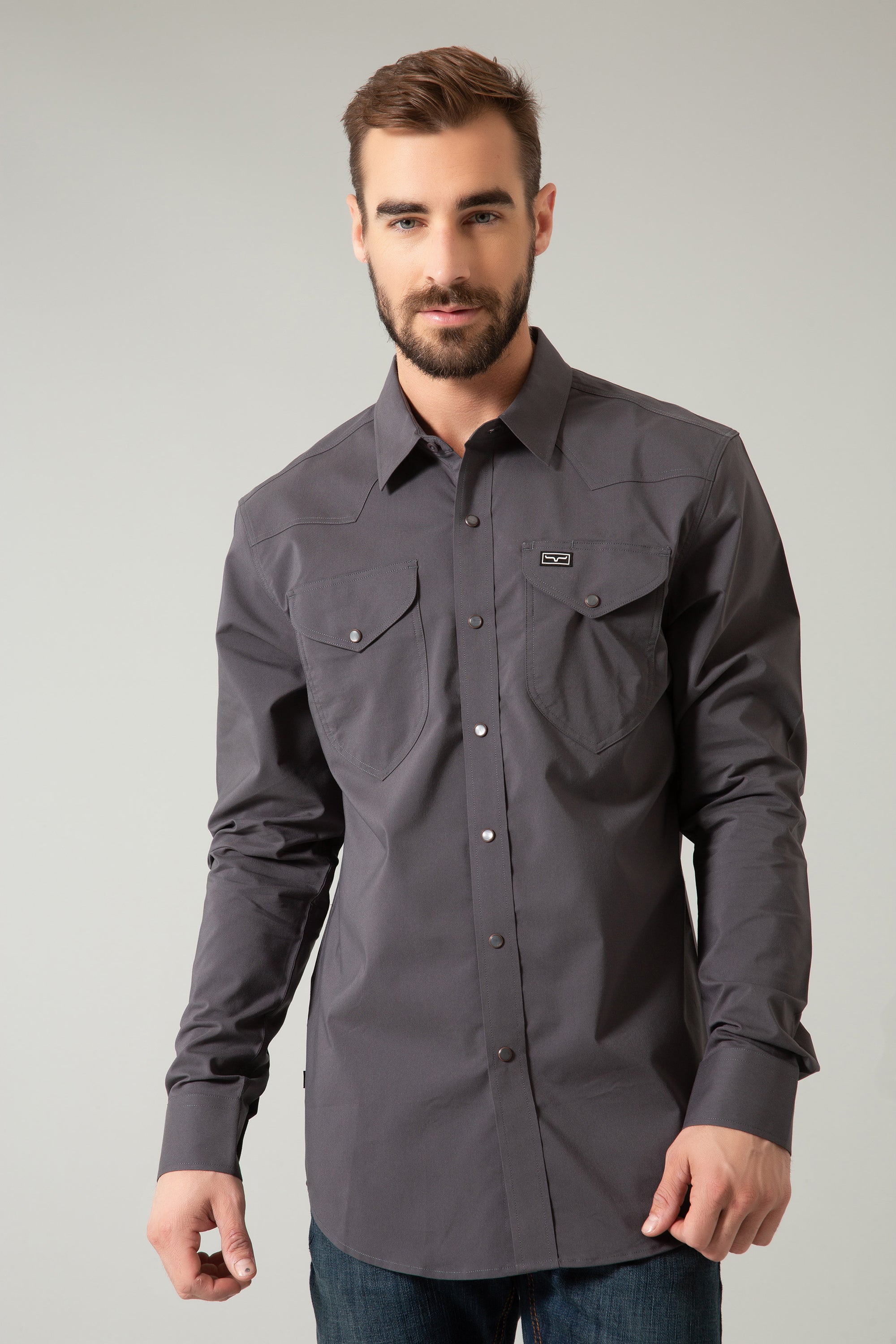 Blackout Shirt- Charcoal- 