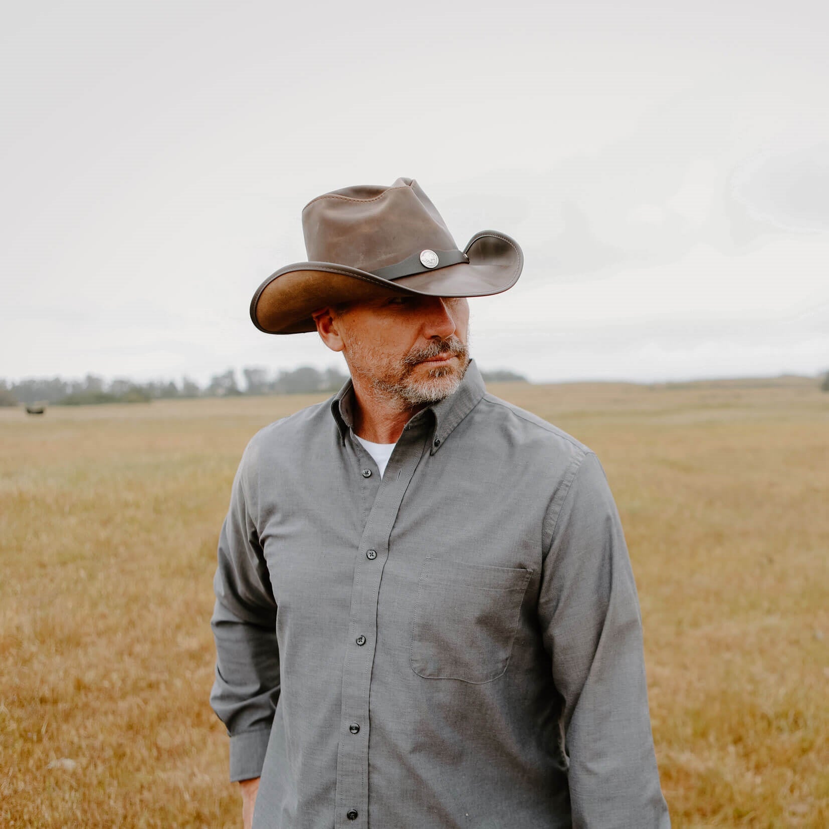 The Original Western Leather Hat 