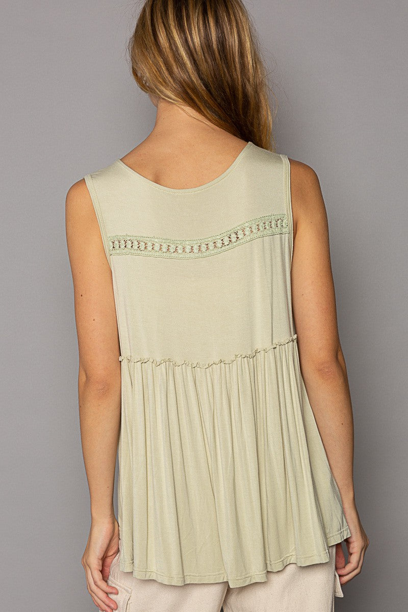 Harper Tank- TKT12 - Pistachio 