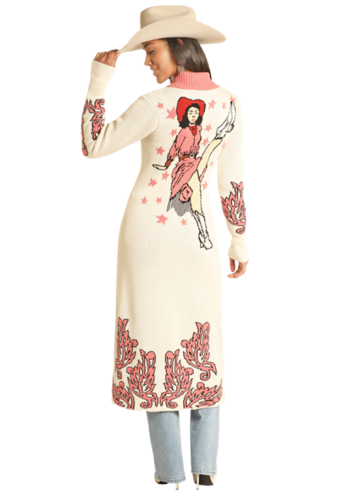 Cowgirl Long Cardigan- DW95C04162- Tan- 