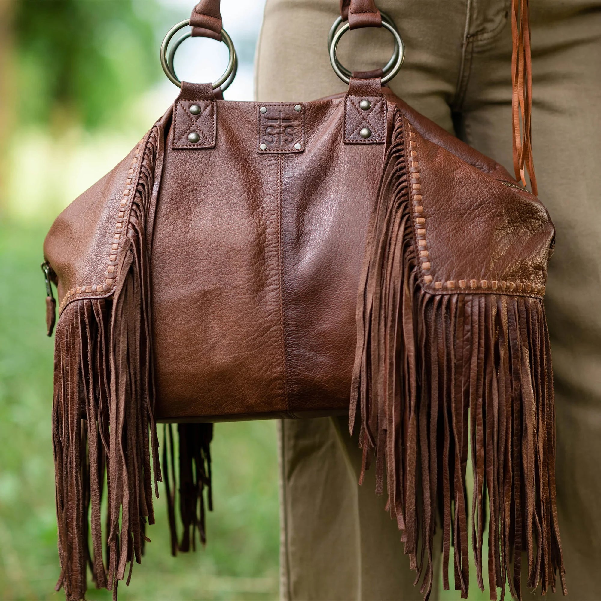 Indie Carmen Purse- Walnut