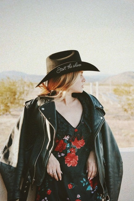 Start The Show - Austrailian Wool Western  Hat