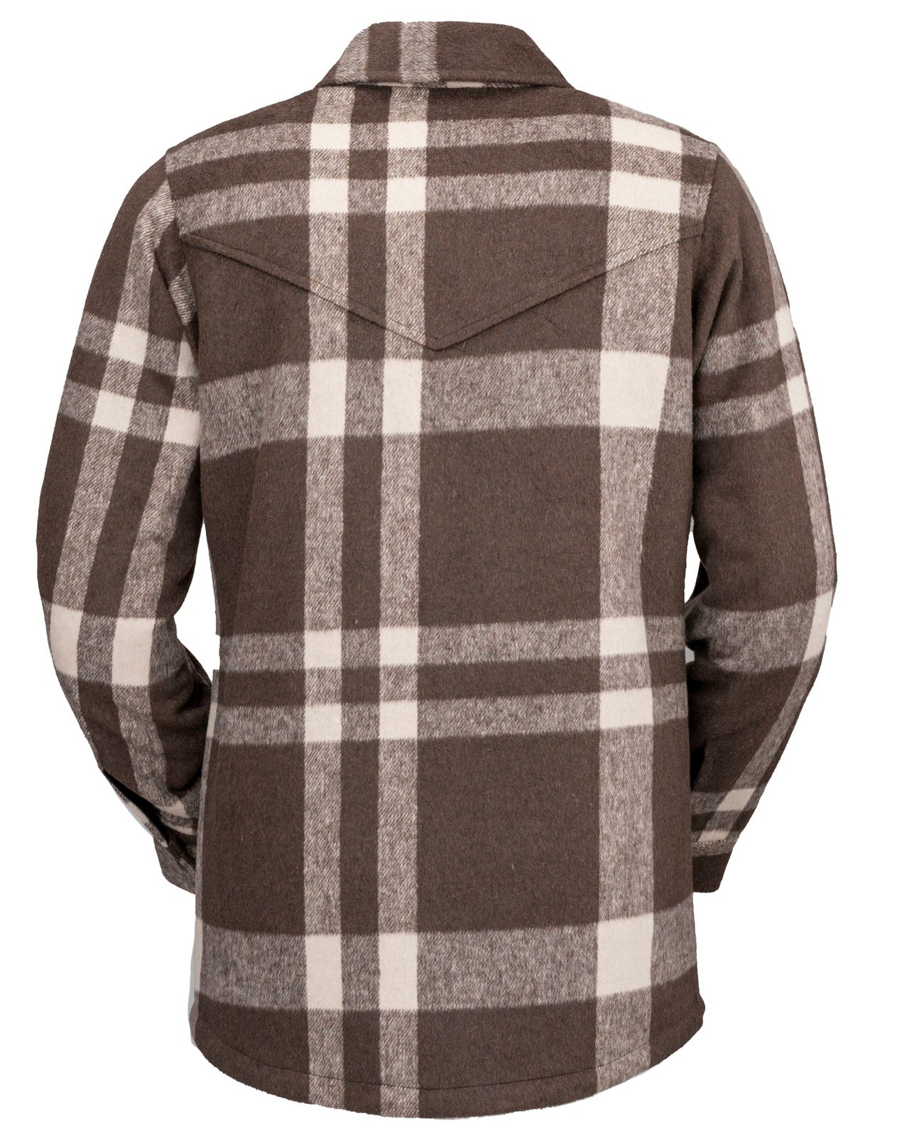 C'Anne Flannel Shacket - Brown 