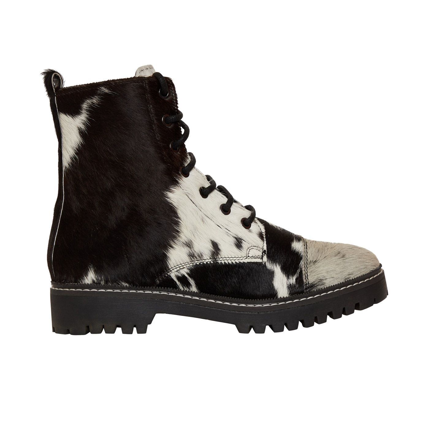 Fervence Cowhide Combat Boot 