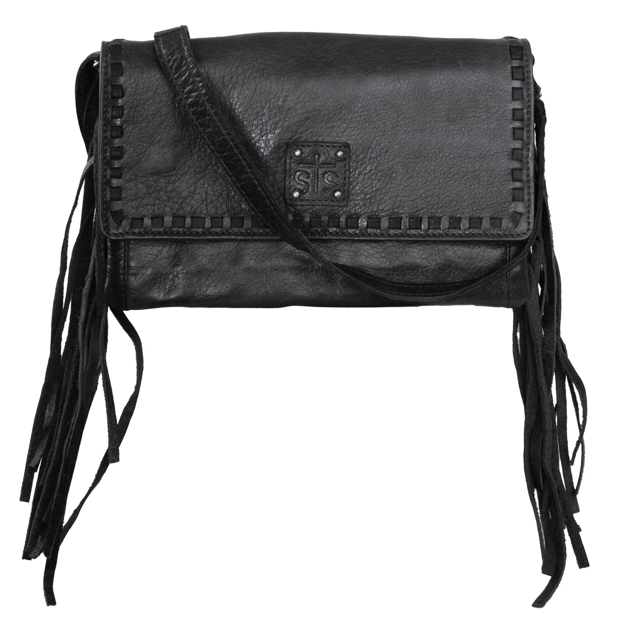 Indie Harper Crossbody Wallet - Black