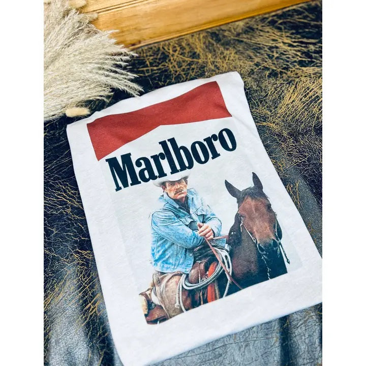 Vintage Marlboro Graphic Tee- Cowboy- 