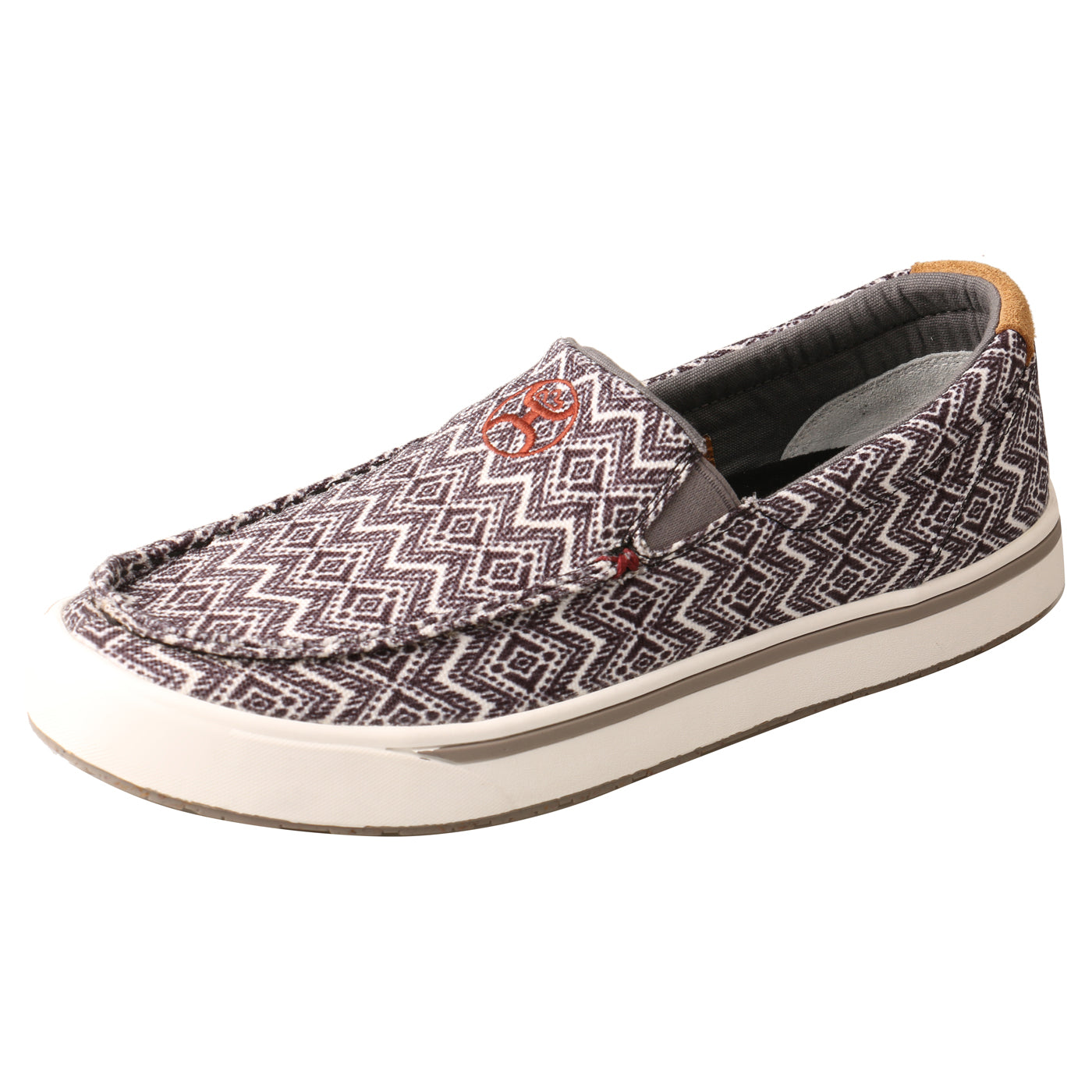 Slip-On Lopers  Black & White 8.5