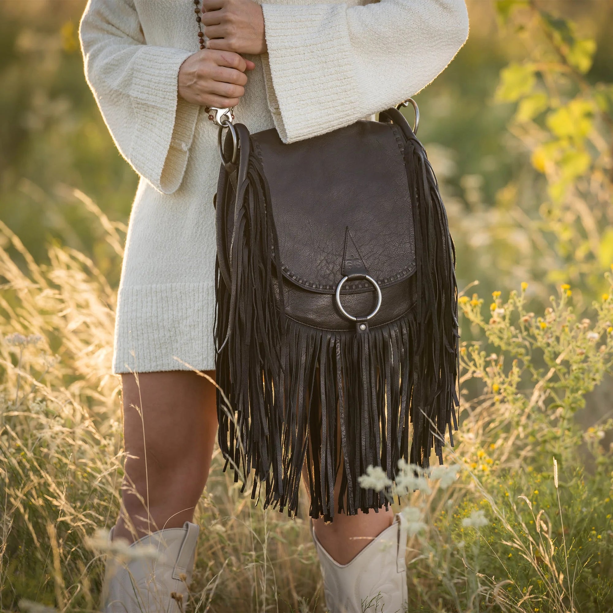 Indie Saddle Bag- Black