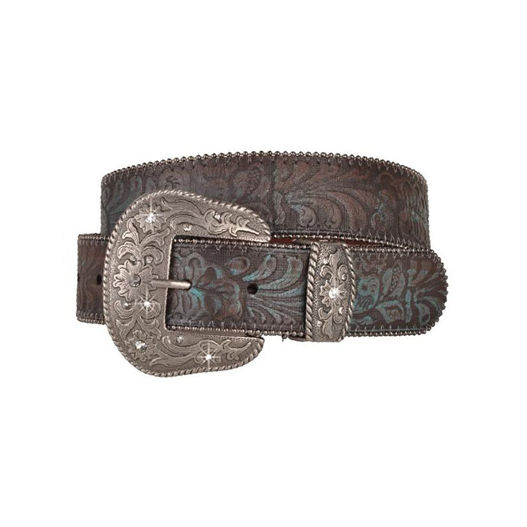 Turq Tinted Rhinestone Belt 