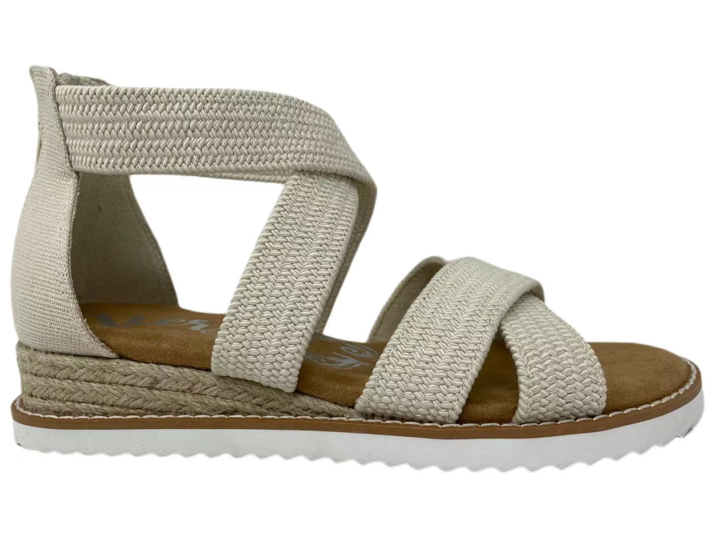 Sadie Sandal in Cream 