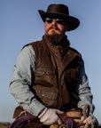 Cobar Vest- Brown-