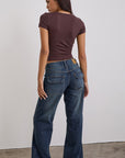 Low Rise Cargo Jean - Blue