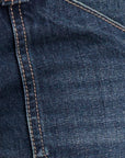Low Rise Cargo Jean - Blue