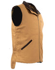 Canvas Sawbuck Vest- 29824- Tan
