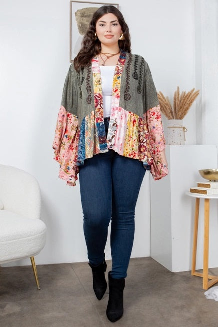 Western Vibes- Kimono Shrug 