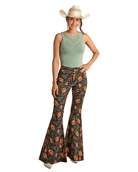 Folksy Floral Bell - RRWD7PR0RX