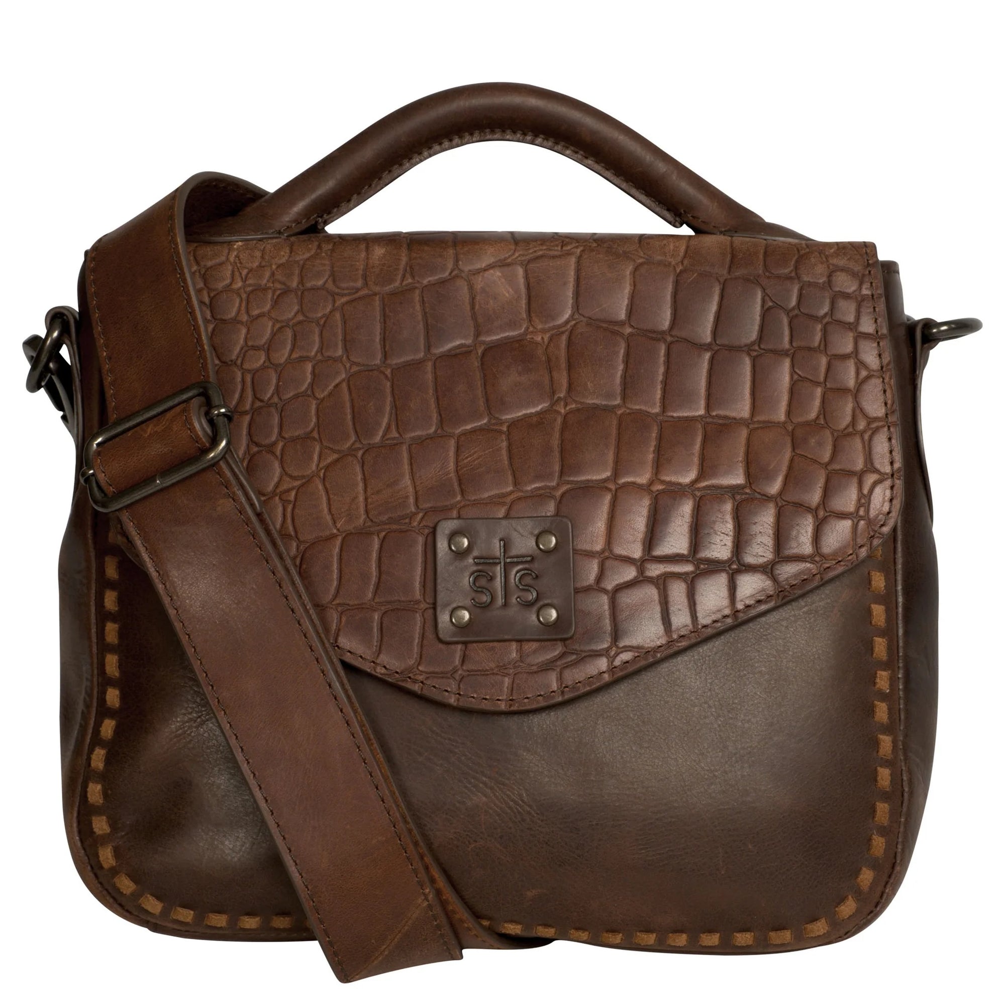 Catalina Croc Dakota Crossbody - STS33969