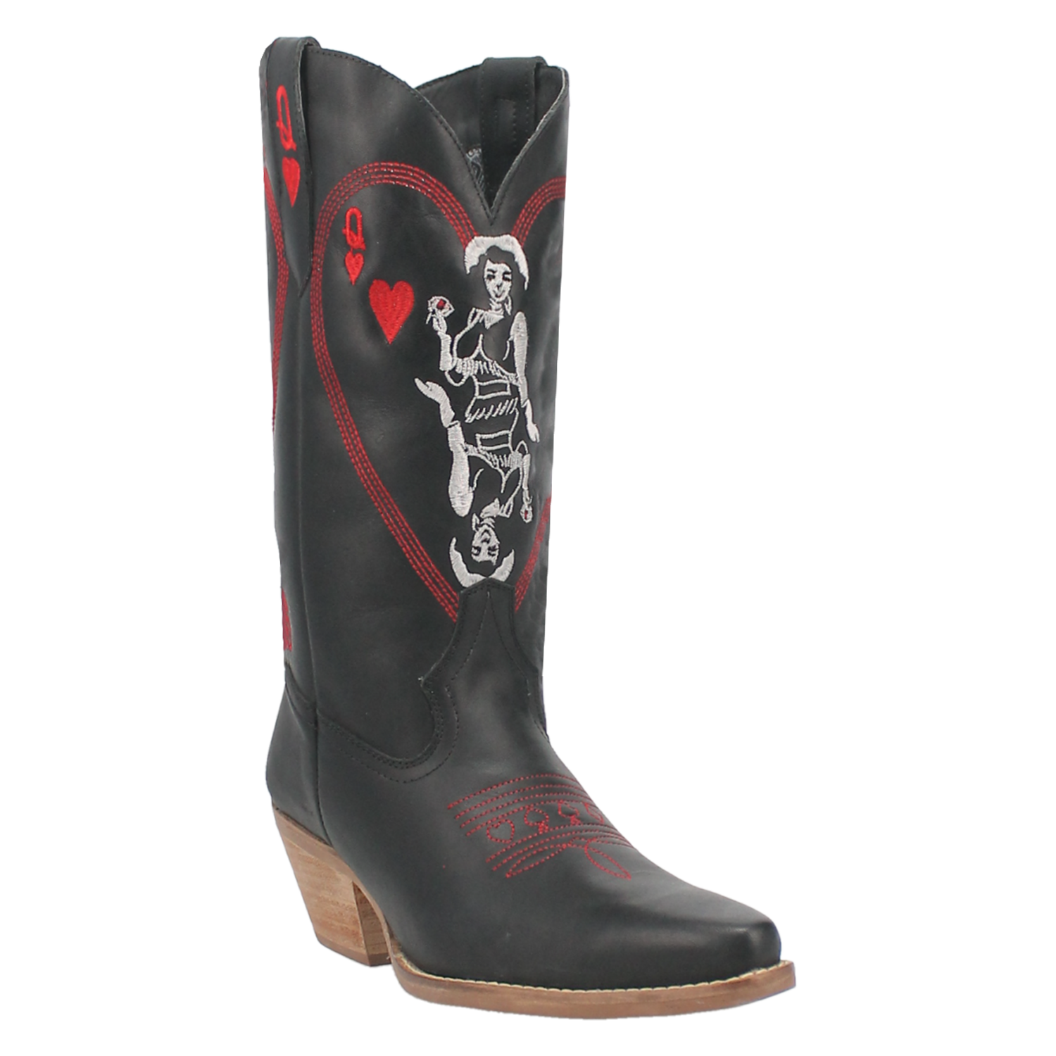 Queen A Hearts - DI174- Black 
