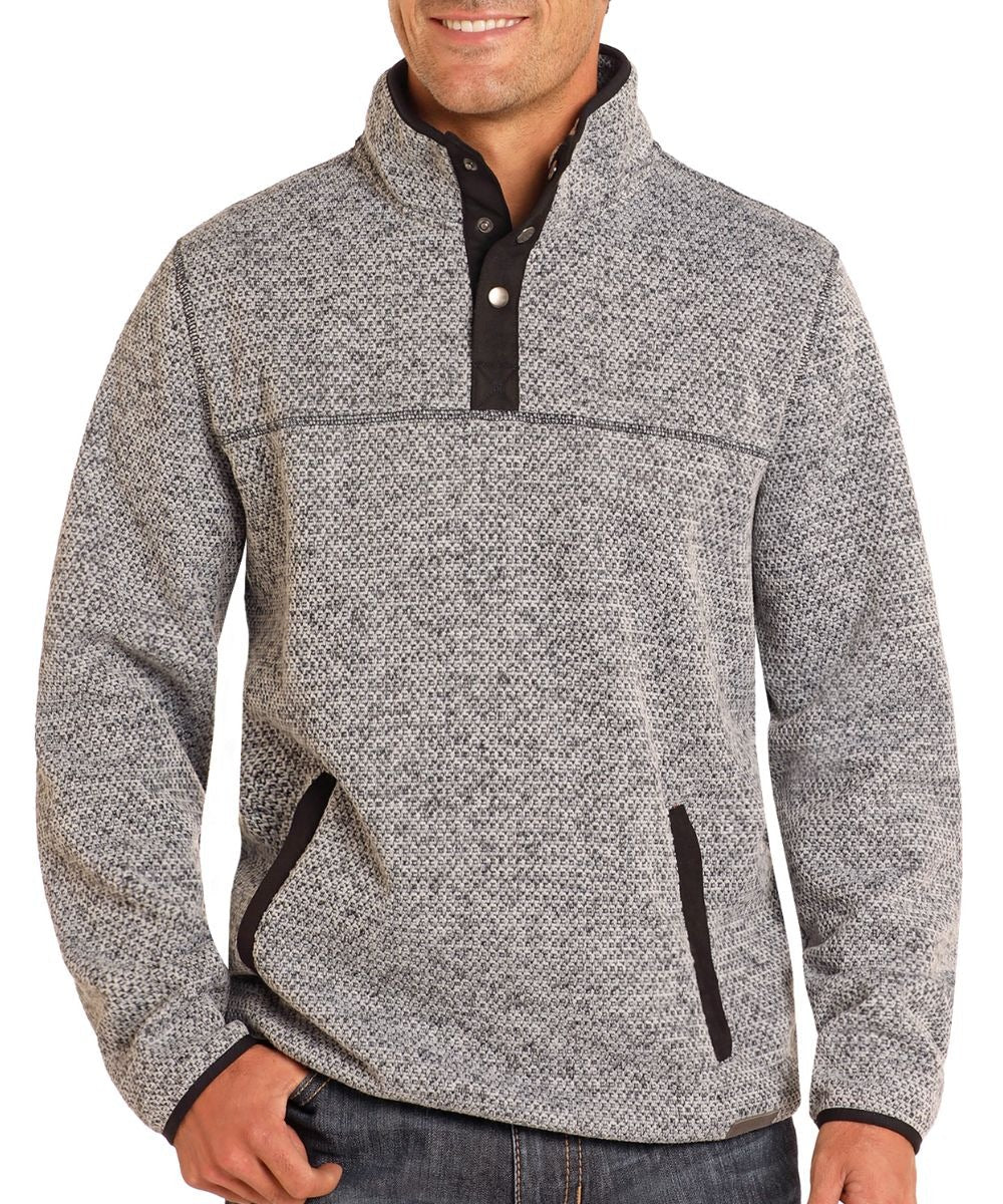 Melange Pullover- DM91C04076- Grey- 